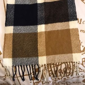 faux burberry scarf